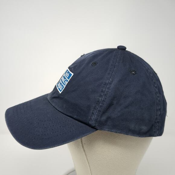 North Kansas City Hospital Strapback Baseball Cap Blue One Size 6 Panel Edwards - Picture 3 of 10